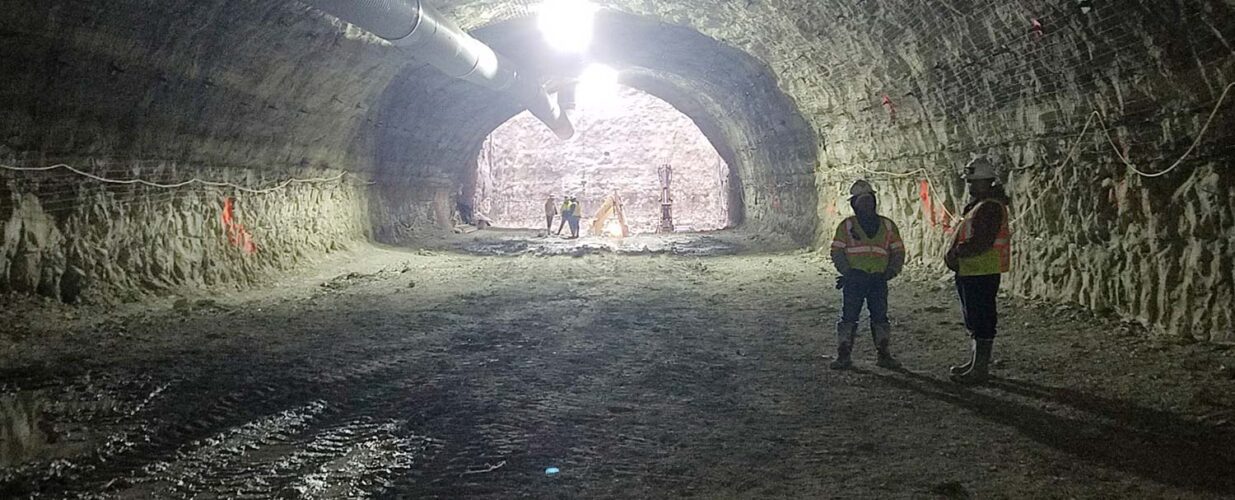 underground view of Mill Creek Tunnel