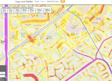 integrated stormwater management model for Sugar Land, Texas